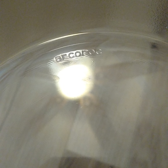 Vintage 1980s Arcoroc Clearbrook Plate Textured/Frosted Swirl - Dinnerware - Picture 3 of 4